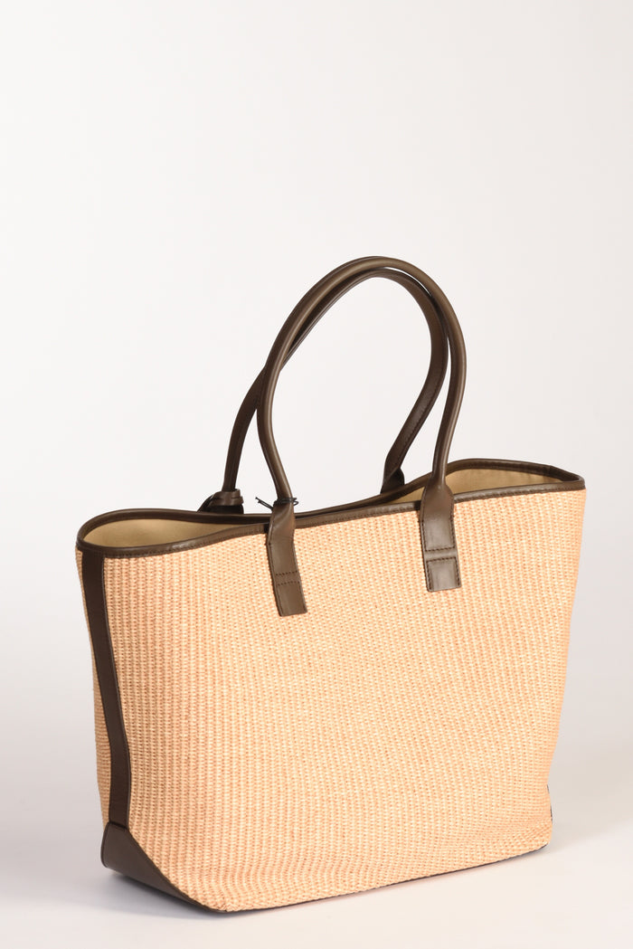 Hogan Borsa Shopping Beige Donna - 4