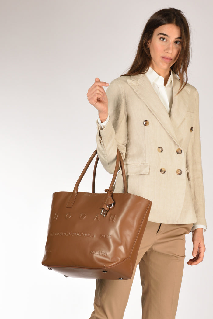 Hogan Borsa Shopping Marrone Donna - 2