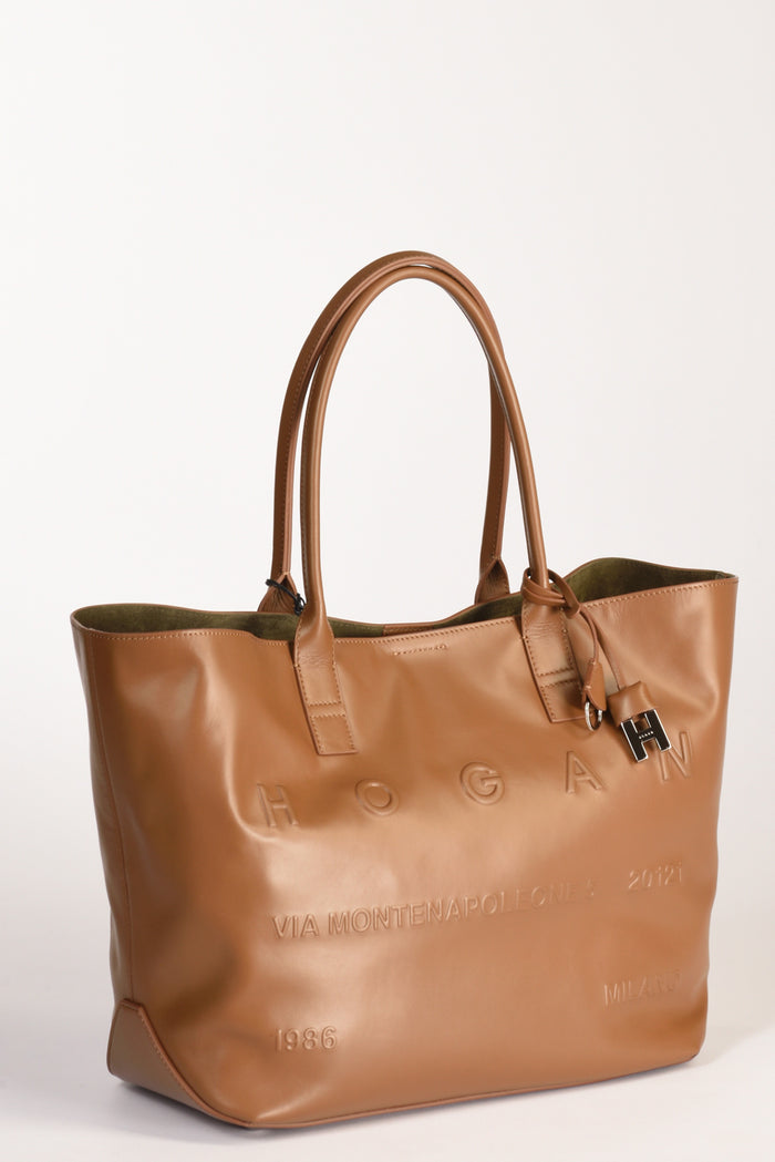Hogan Borsa Shopping Marrone Donna - 4