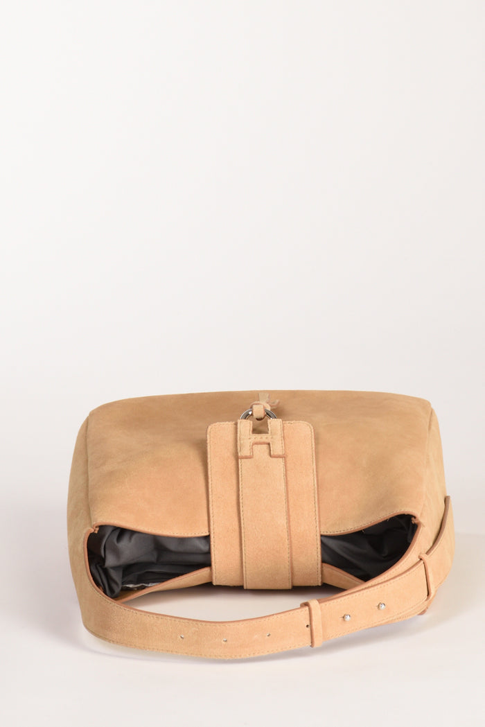 Hogan Borsa Hobo Beige Scuro Donna - 5