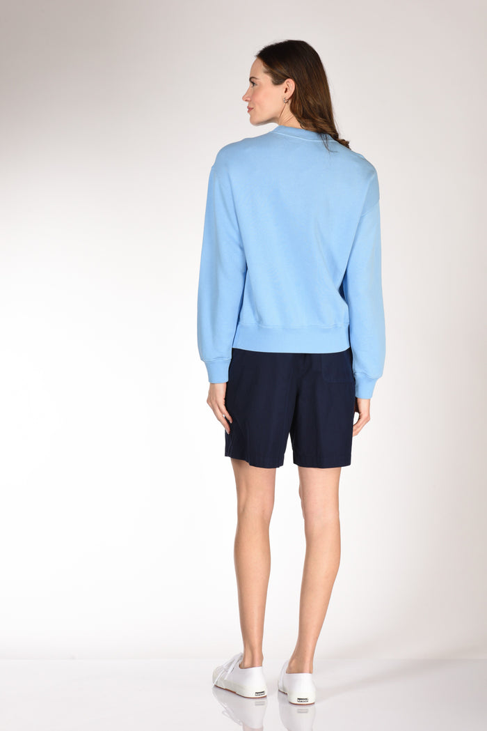 Polo Ralph Lauren Felpa Girocollo Azzurro Donna - 5