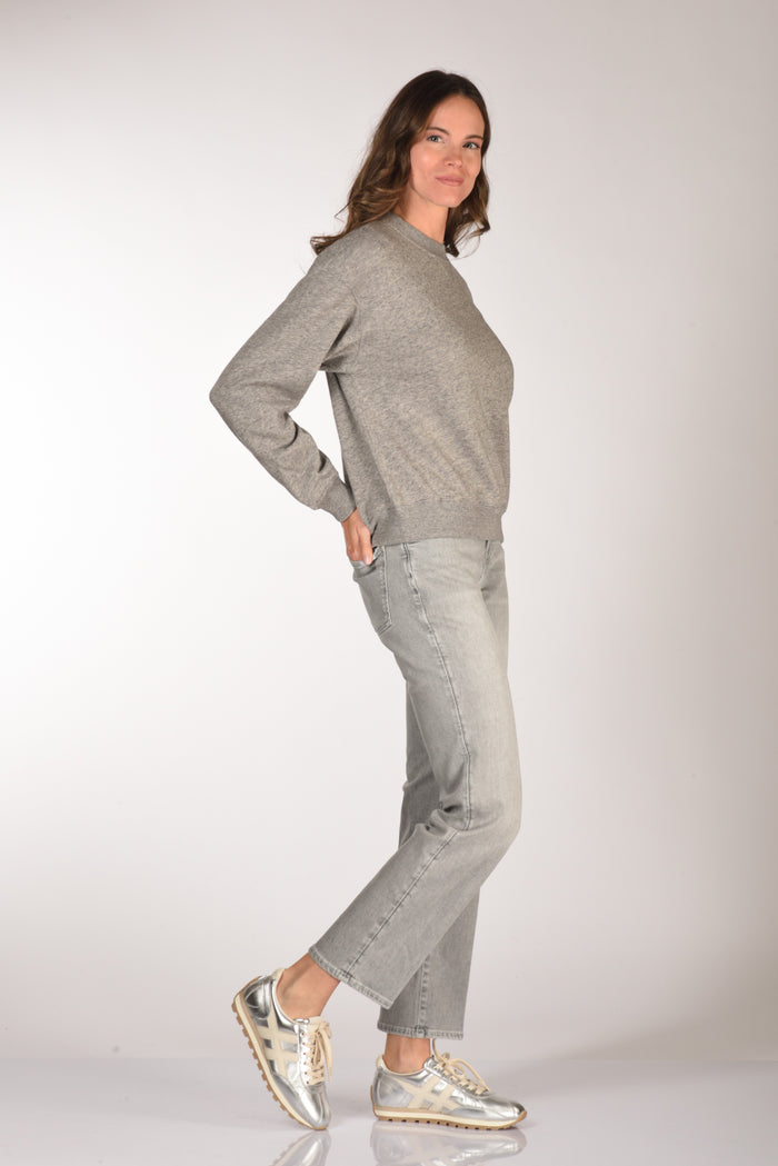 Polo Ralph Lauren Felpa Girocollo Grigio Donna - 4