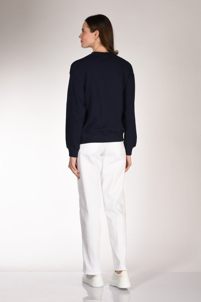 Polo Ralph Lauren Felpa Girocollo Blu Donna - 5