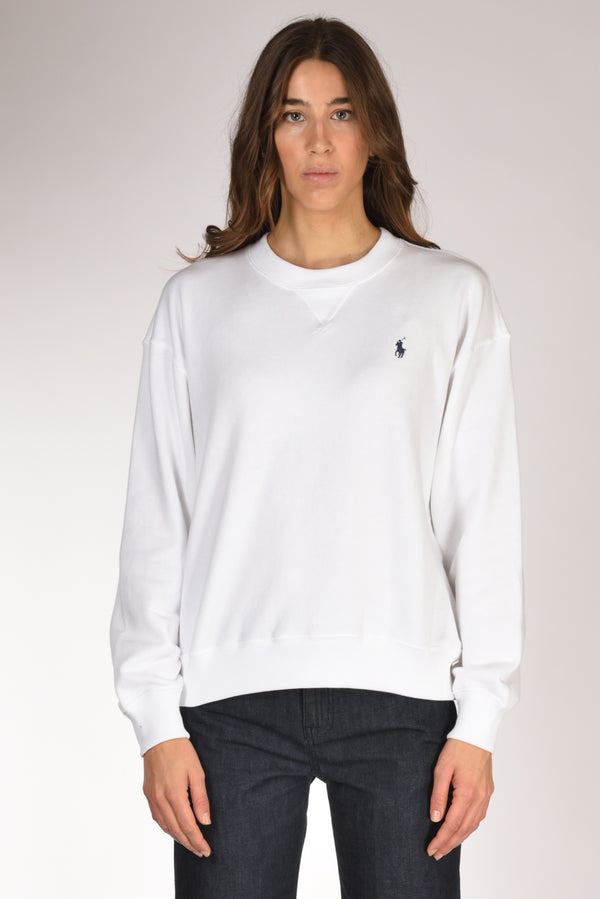 Polo Ralph Lauren Felpa Girocollo Bianco Donna-2