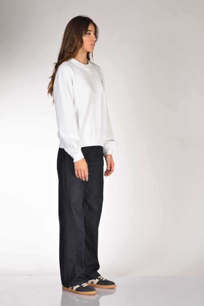 Polo Ralph Lauren Felpa Girocollo Bianco Donna - 4