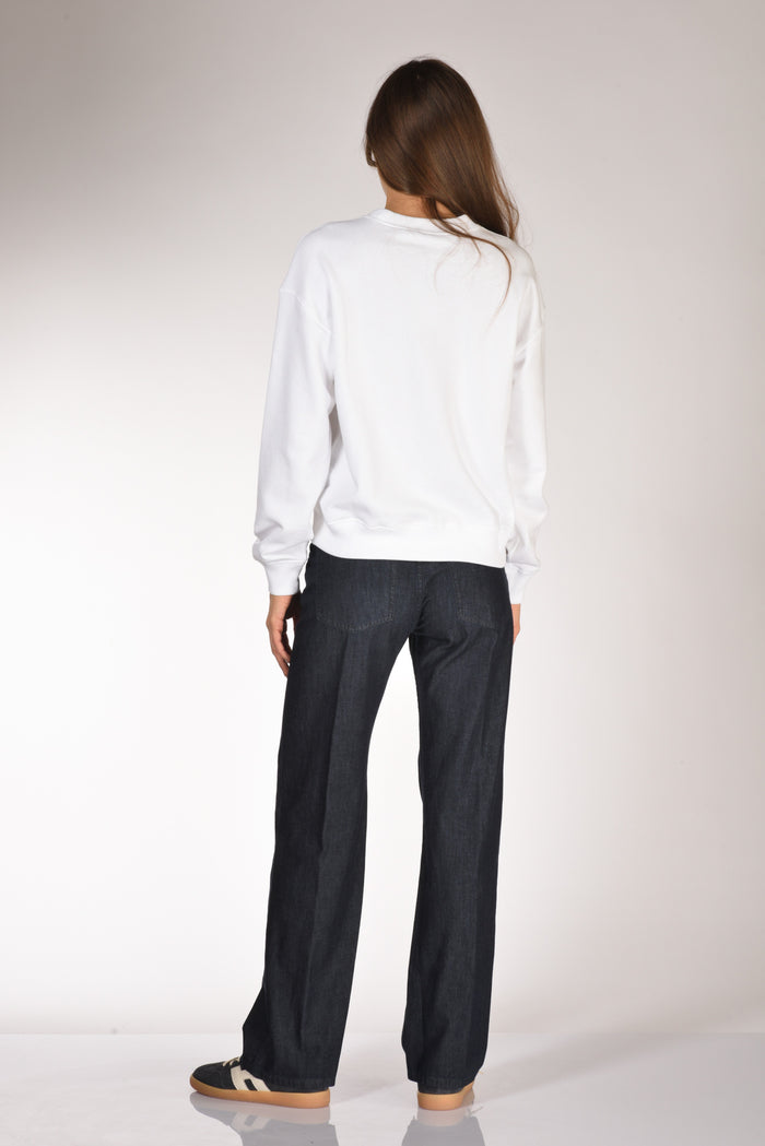 Polo Ralph Lauren Felpa Girocollo Bianco Donna - 5