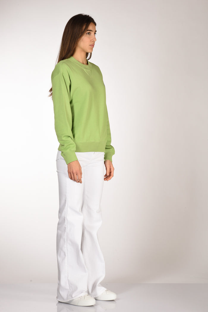 Polo Ralph Lauren Felpa Girocollo Verde Chiaro Donna - 4