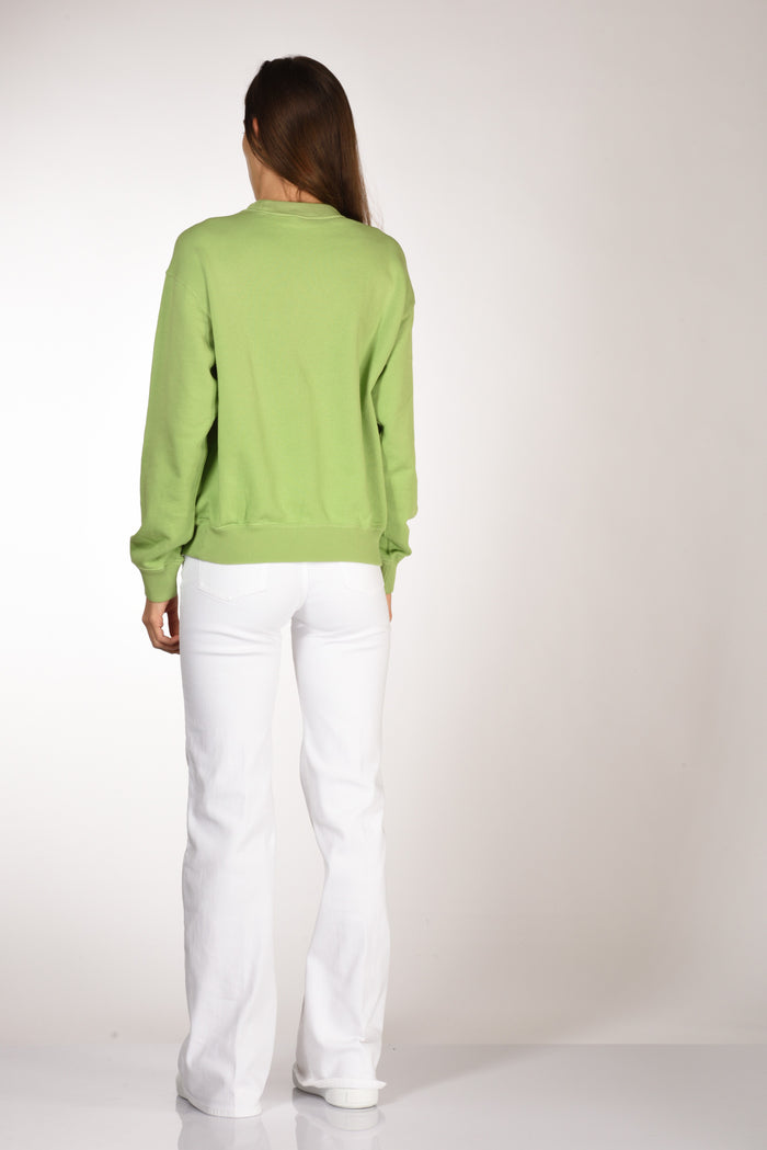 Polo Ralph Lauren Felpa Girocollo Verde Chiaro Donna - 5