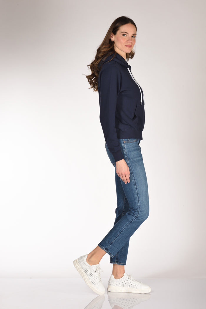 Polo Ralph Lauren Felpa Zip Blu Donna - 4