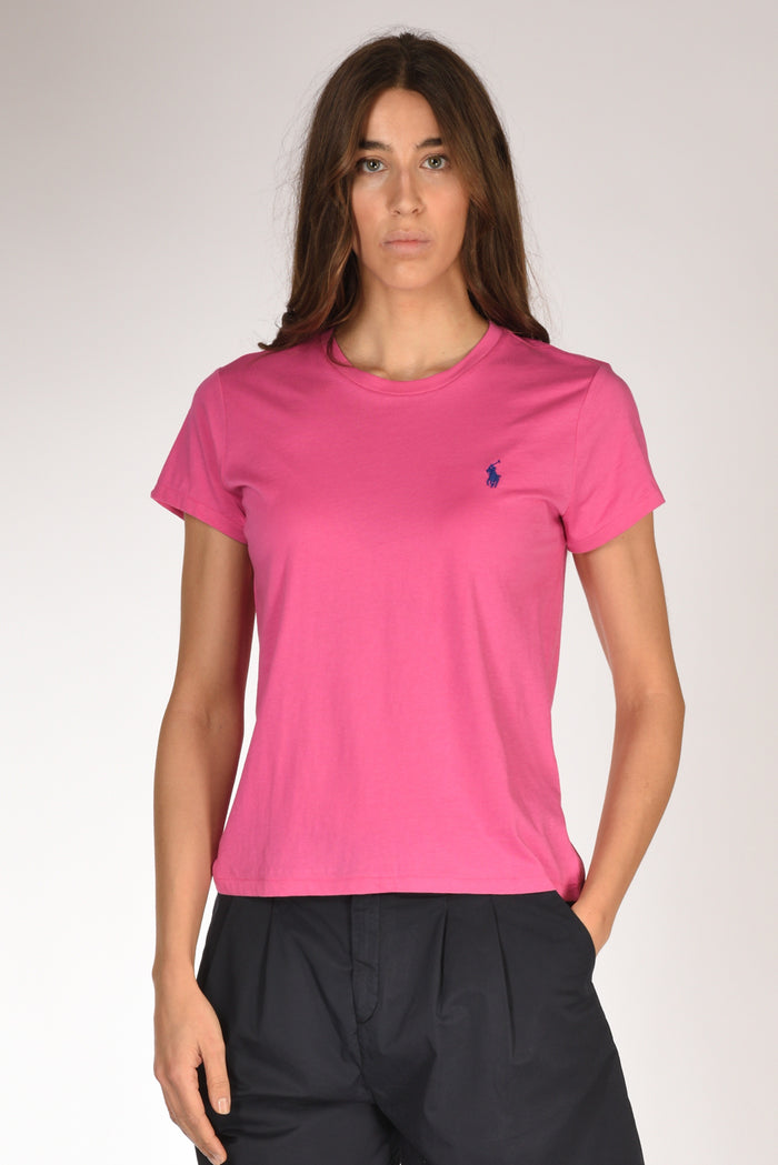 Polo Ralph Lauren Tshirt M. Corta Fucsia Donna - 1