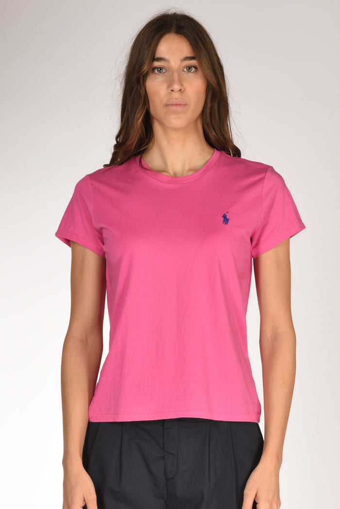Polo Ralph Lauren Tshirt M. Corta Fucsia Donna - 2
