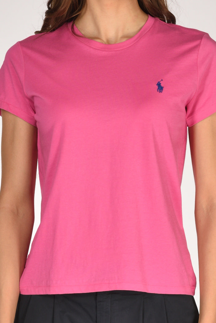 Polo Ralph Lauren Tshirt M. Corta Fucsia Donna - 3
