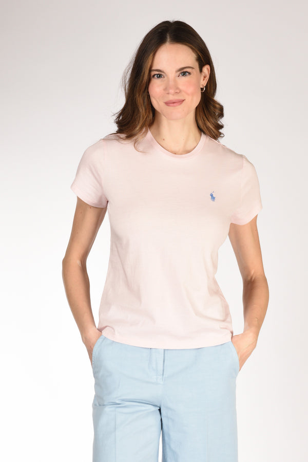 Polo Ralph Lauren Tshirt M. Corta Rosa Donna