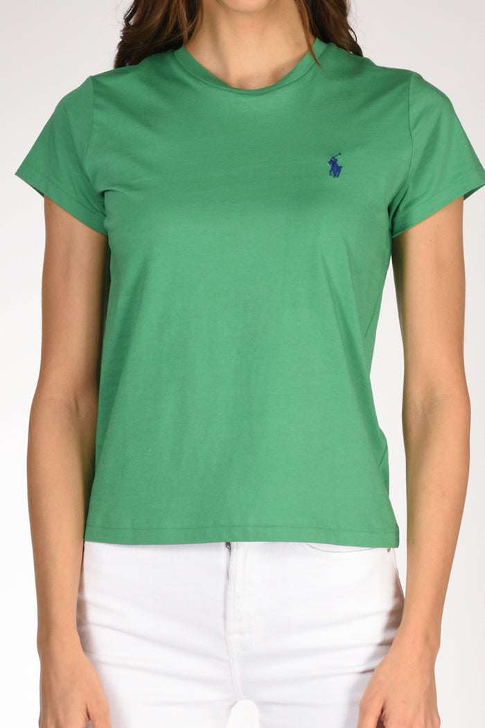 Polo Ralph Lauren Tshirt M. Corta Verde Donna - 3