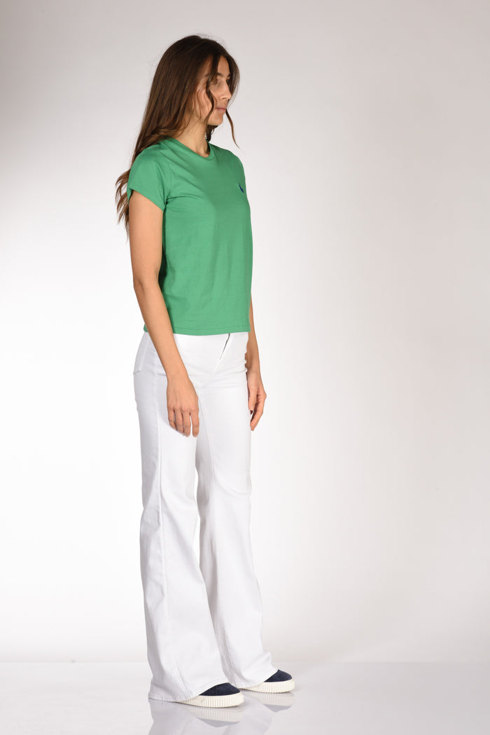 Polo Ralph Lauren Tshirt M. Corta Verde Donna - 4