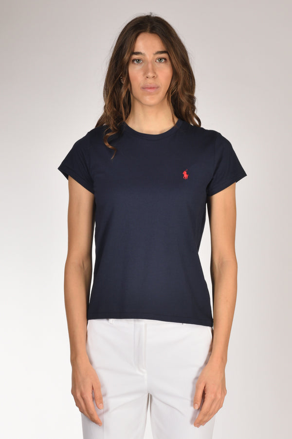 Polo Ralph Lauren Tshirt M. Corta Blu Donna-2