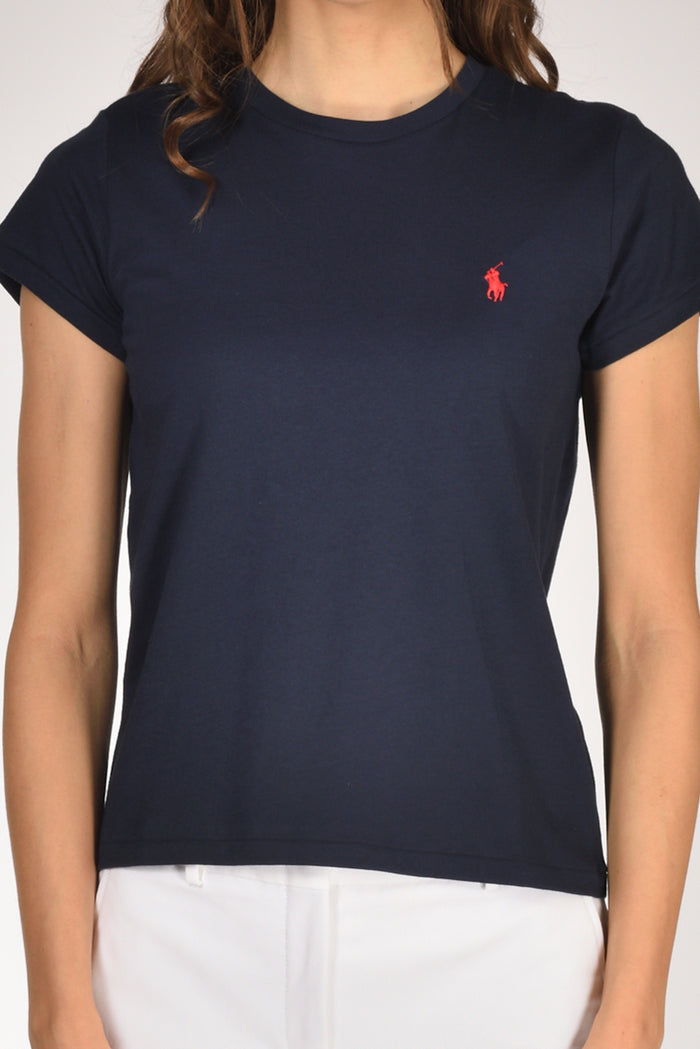 Polo Ralph Lauren Tshirt M. Corta Blu Donna - 3