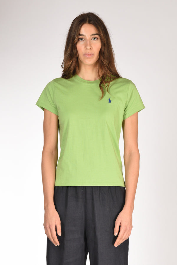 Polo Ralph Lauren Tshirt M. Corta Verde Chiaro Donna-2