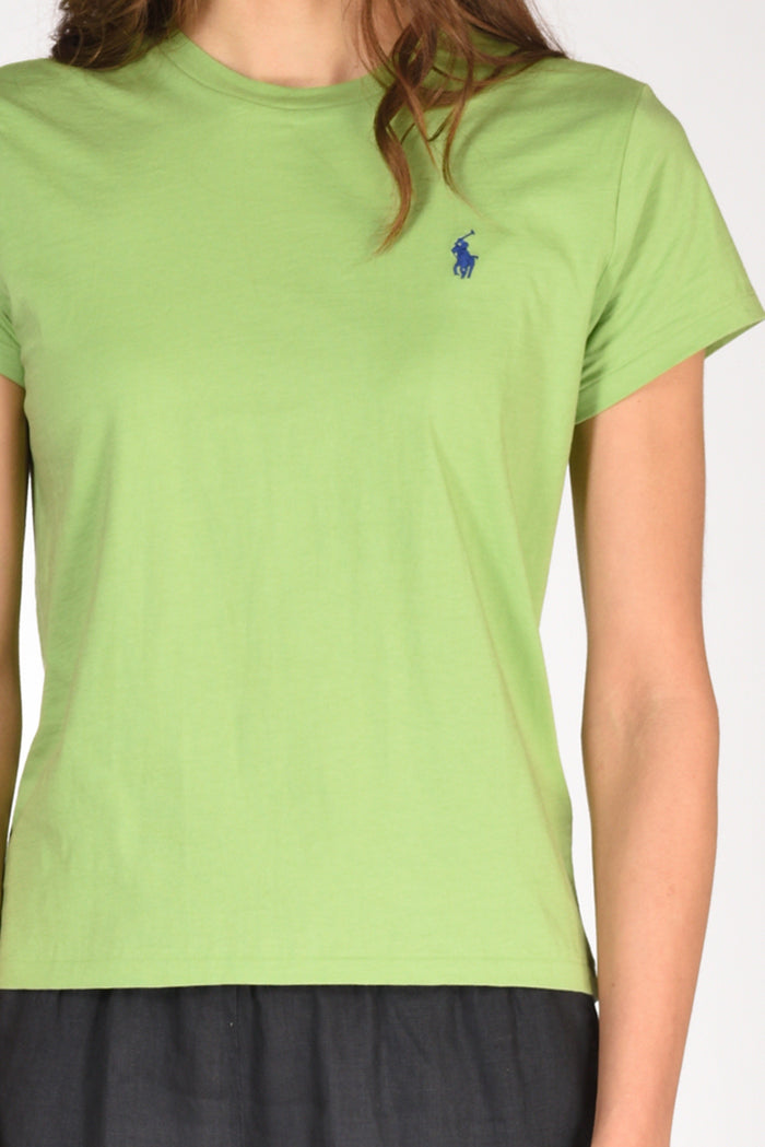 Polo Ralph Lauren Tshirt M. Corta Verde Chiaro Donna - 3