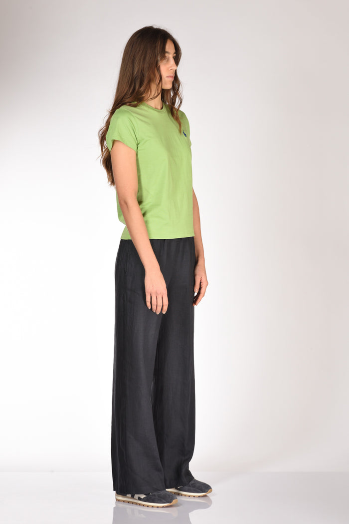Polo Ralph Lauren Tshirt M. Corta Verde Chiaro Donna - 4