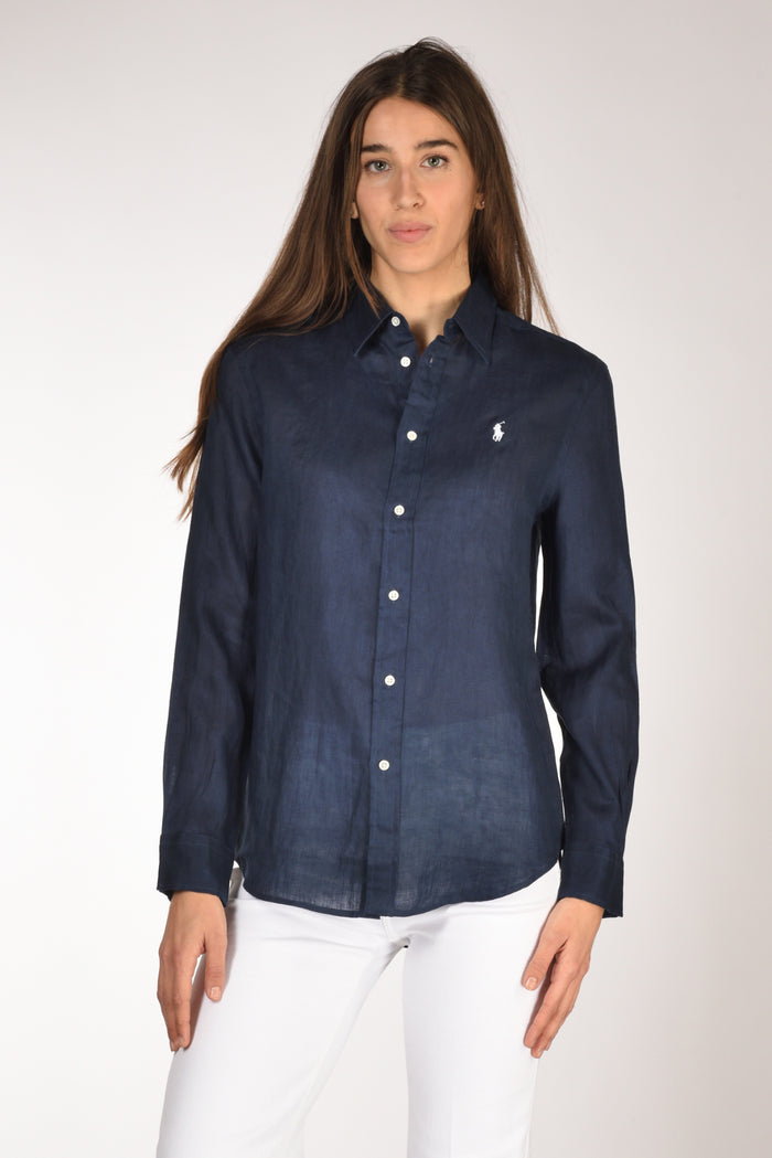 Polo Ralph Lauren Camicia Blu Donna - 1