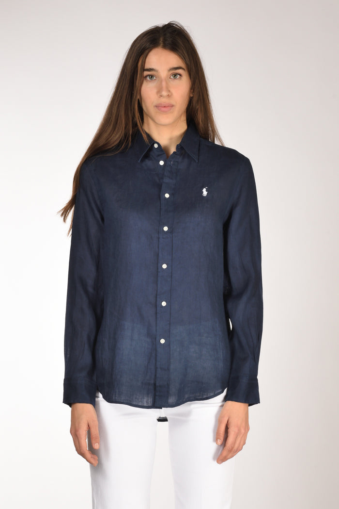 Polo Ralph Lauren Camicia Blu Donna - 2