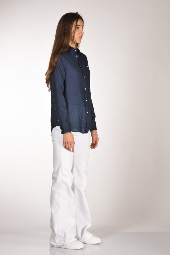 Polo Ralph Lauren Camicia Blu Donna - 4