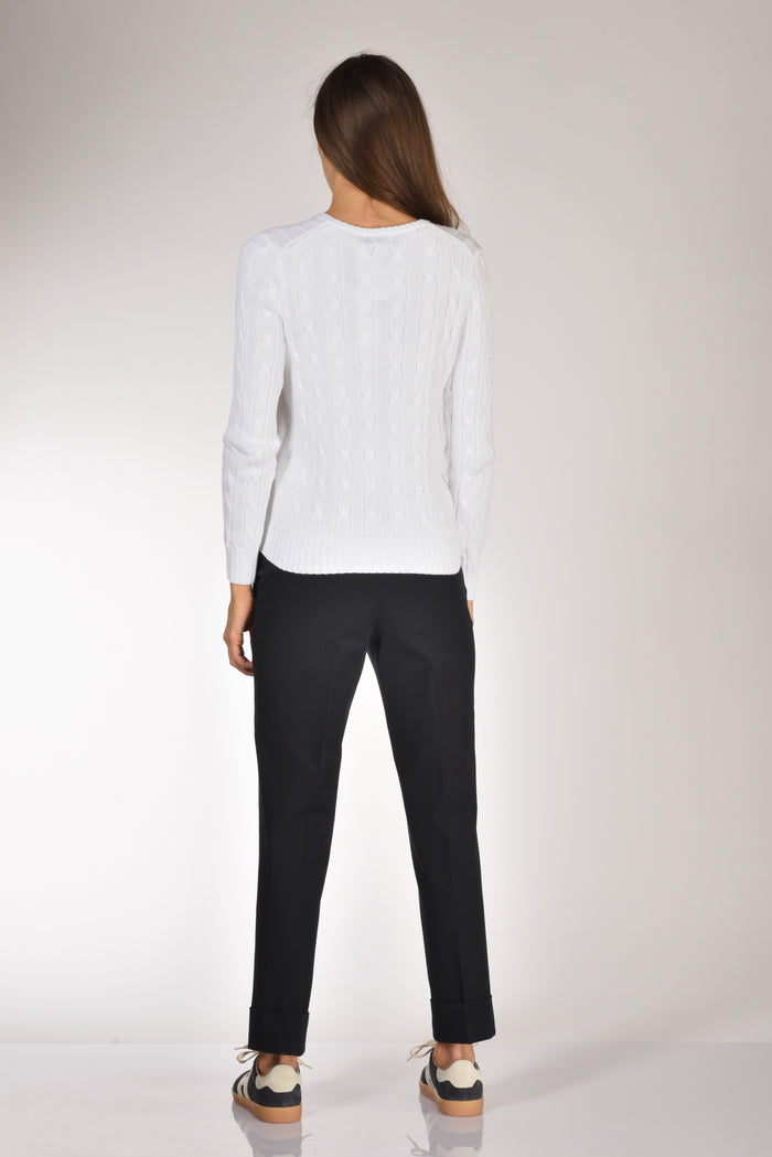 Polo Ralph Lauren Maglia V Bianco Donna - 5