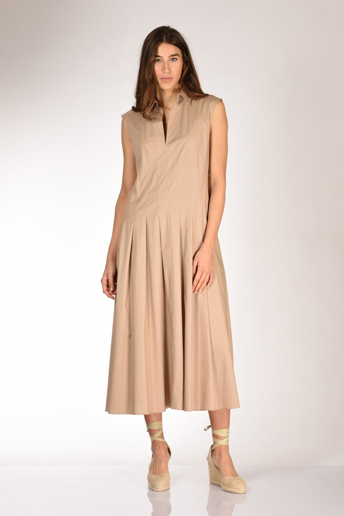 Fay Abito Smanicato Beige Scuro Donna - 2