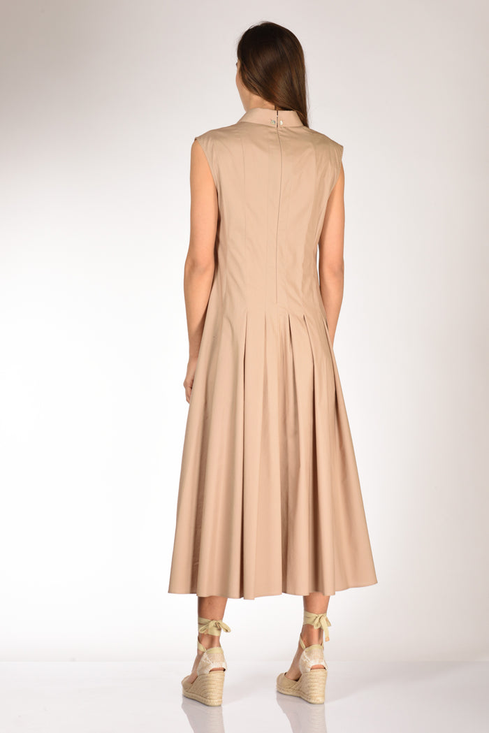 Fay Abito Smanicato Beige Scuro Donna - 5