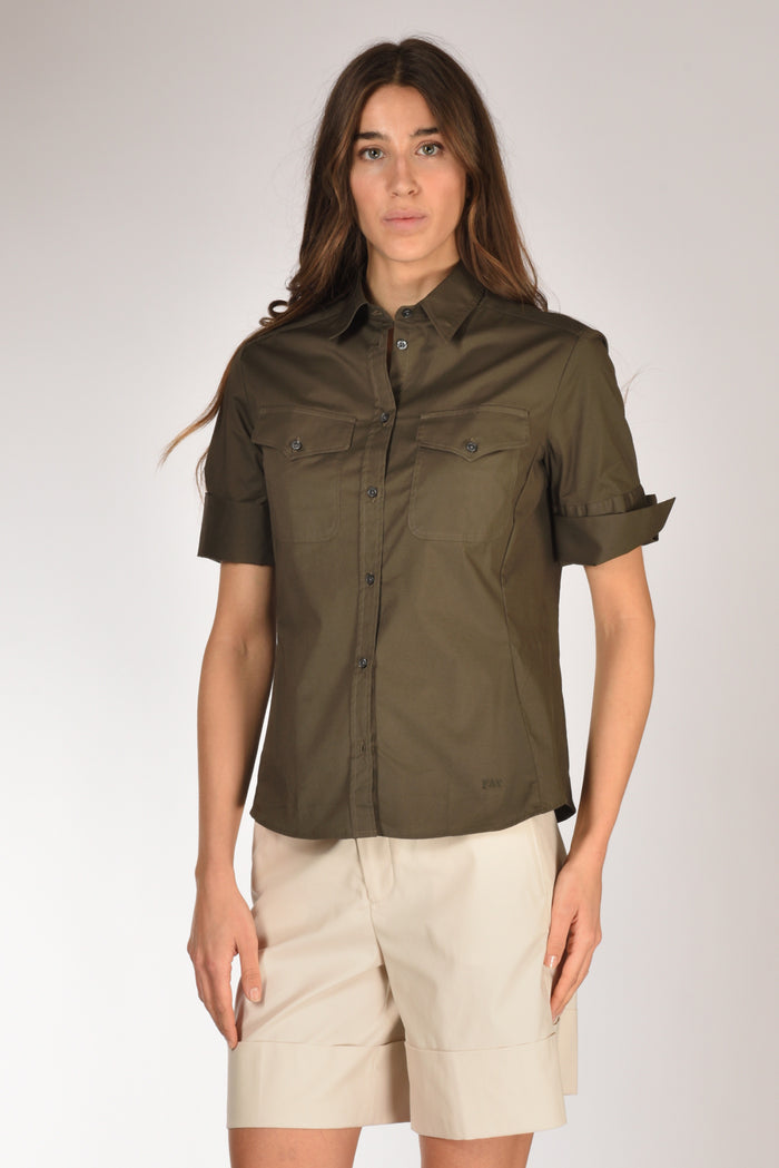 Fay Camicia Tasche Verde Donna - 1