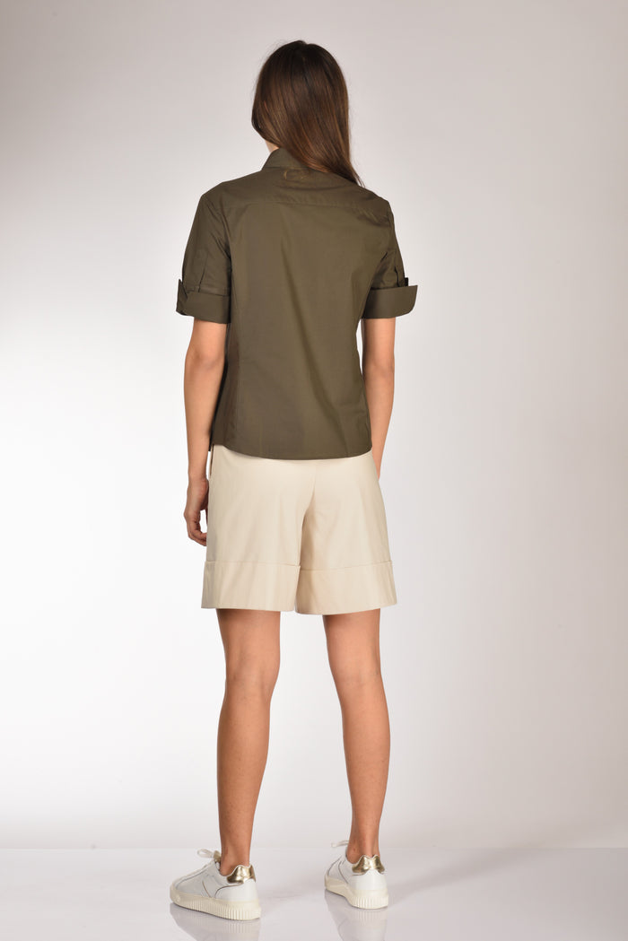 Fay Camicia Tasche Verde Donna - 5