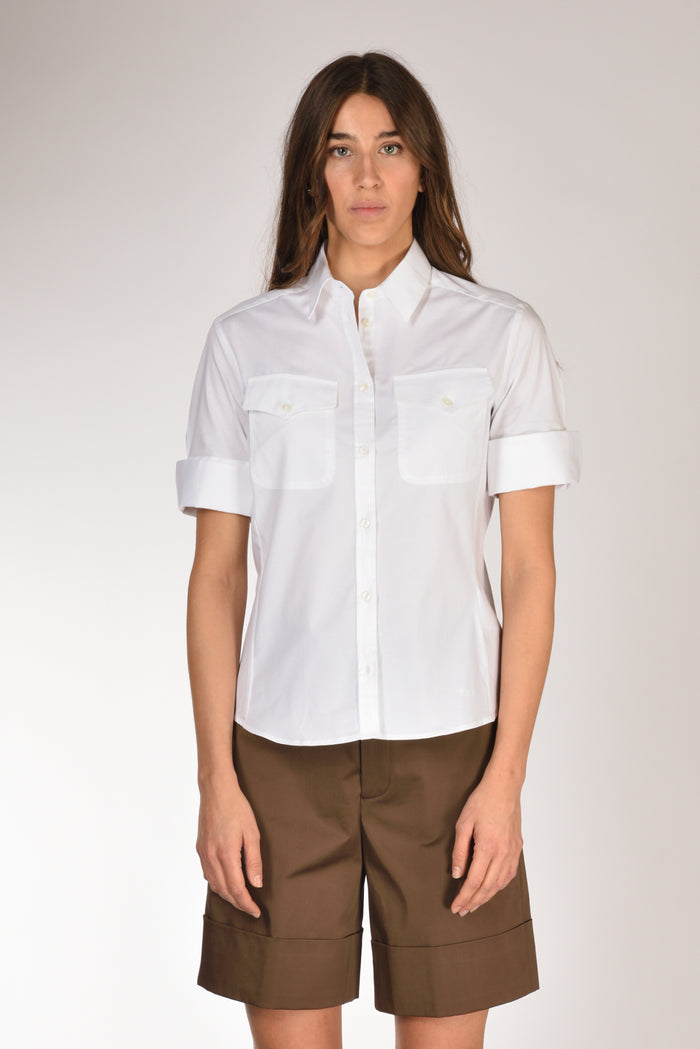 Fay Camicia Tasche Bianco Donna - 2