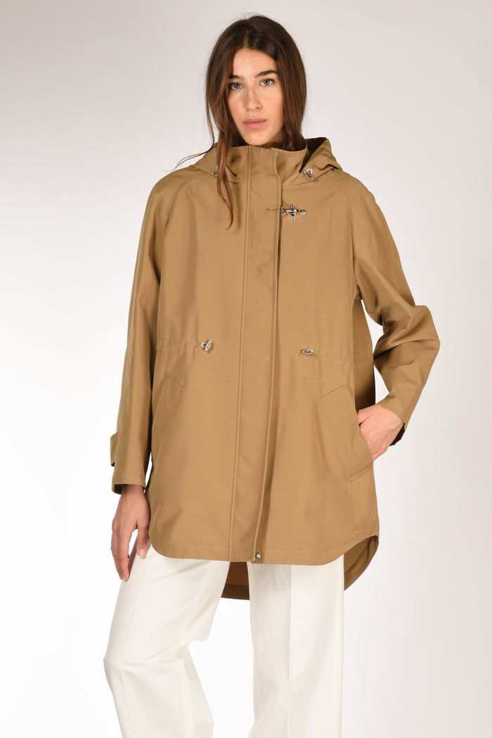 Fay Parka Con Gancio Beige Scuro Donna - 1