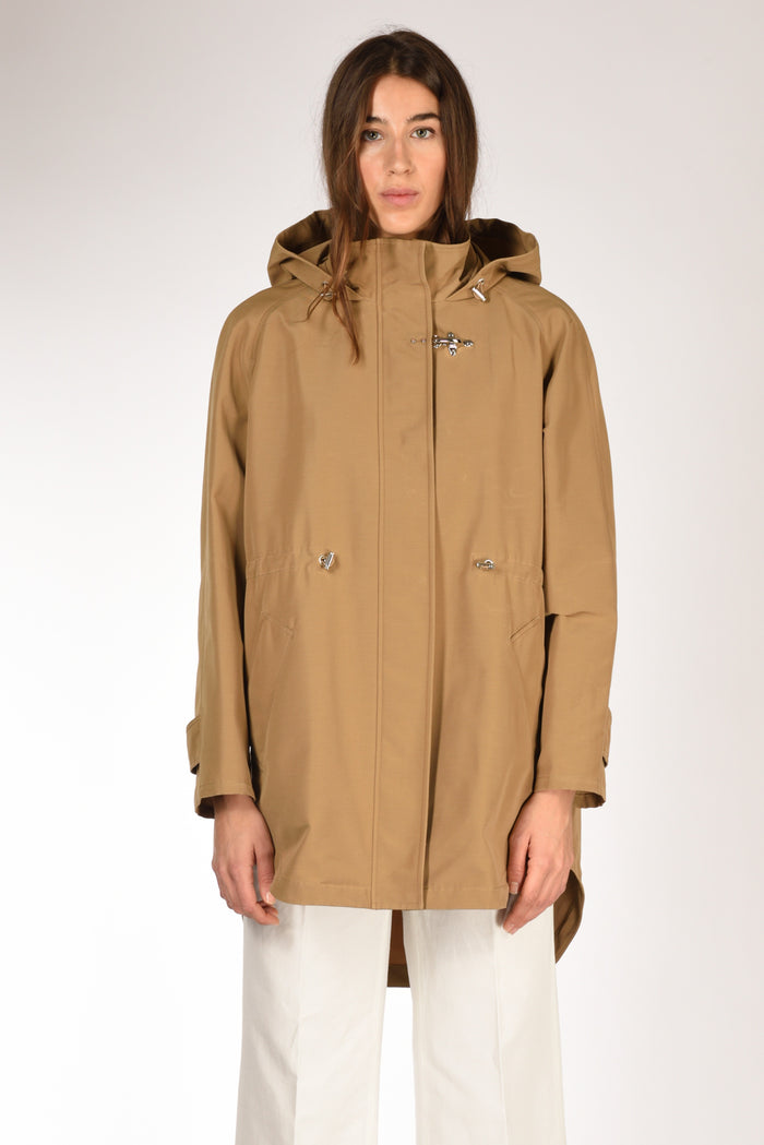 Fay Parka Con Gancio Beige Scuro Donna - 2