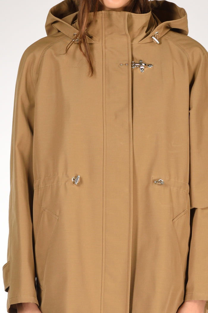 Fay Parka Con Gancio Beige Scuro Donna - 3