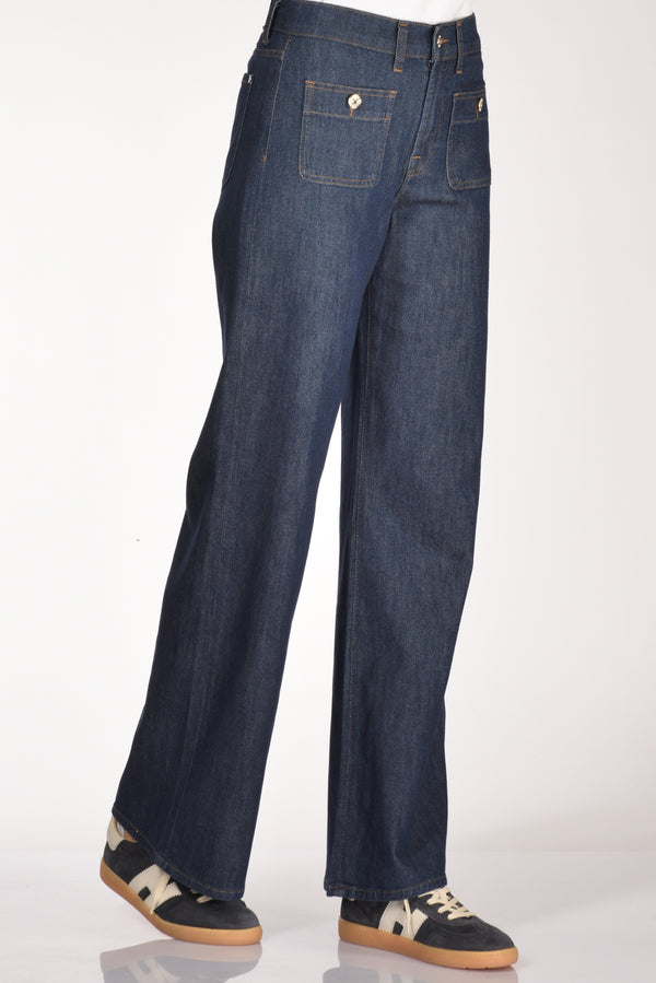 7 For All Mankind Jeans Lotta Blu Scuro Donna