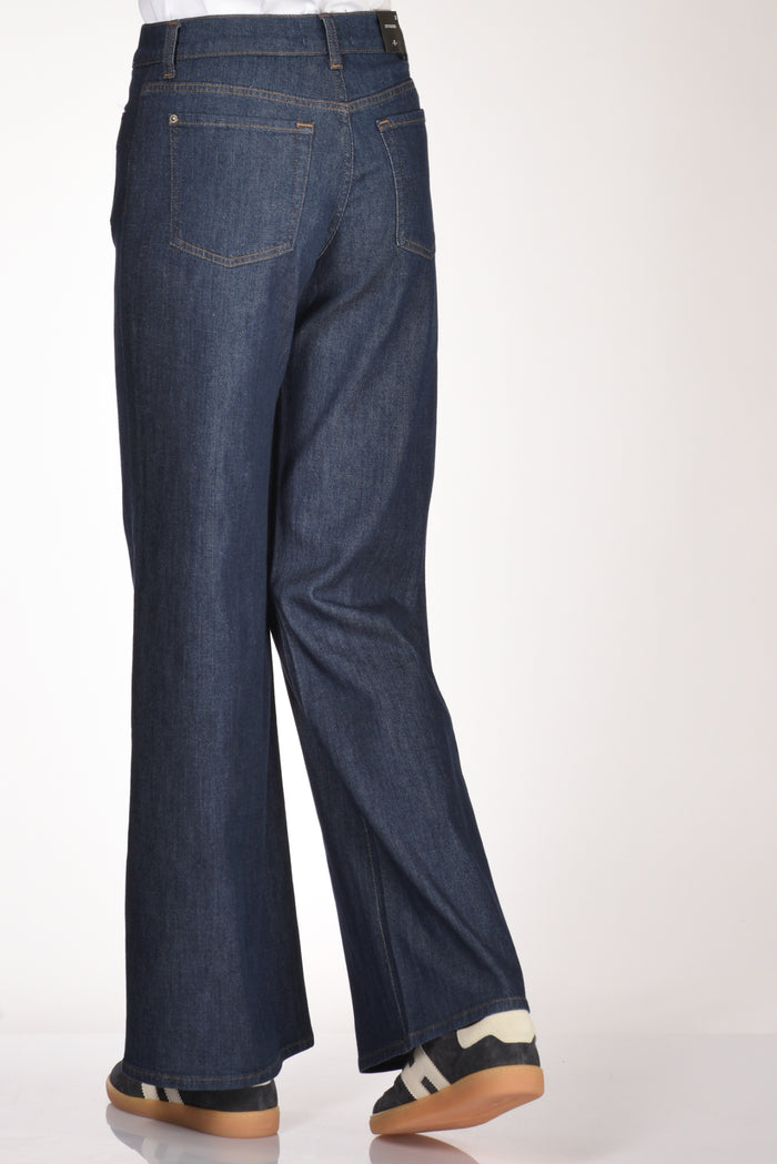 7 For All Mankind Jeans Lotta Blu Scuro Donna - 6