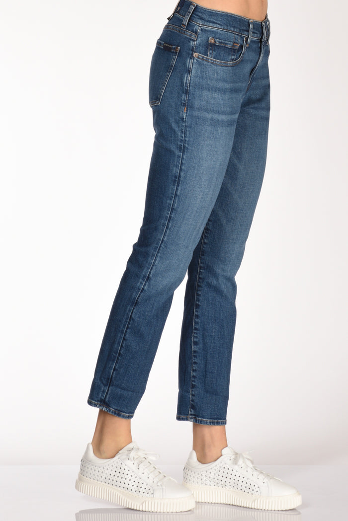 7 For All Mankind Jeans Relaxed Blu Donna - 1