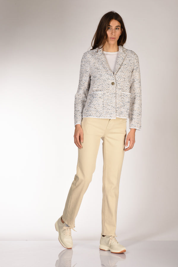 7 For All Mankind Jeans Calie Beige Chiaro Donna-2