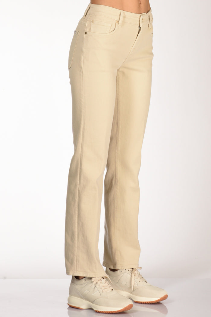 7 For All Mankind Jeans Calie Beige Chiaro Donna - 4