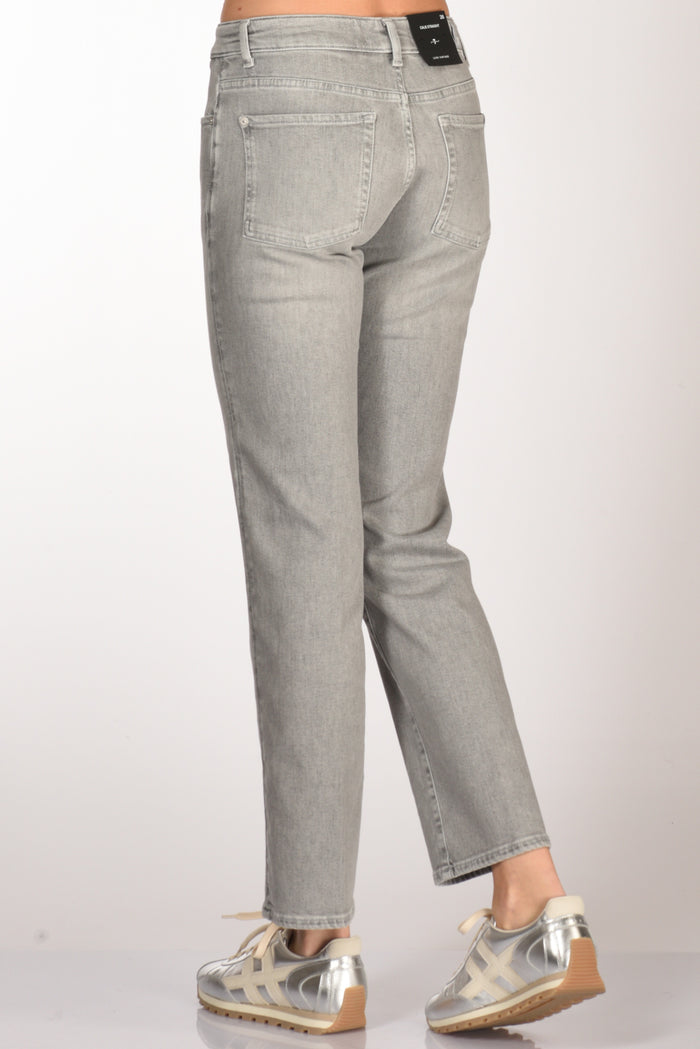 7 For All Mankind Jeans Calie Grigio Chiaro Donna - 6