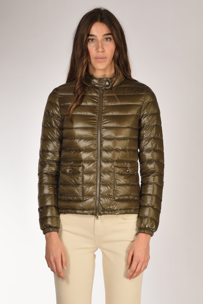 Herno Piumino Zip Verde Donna - 2