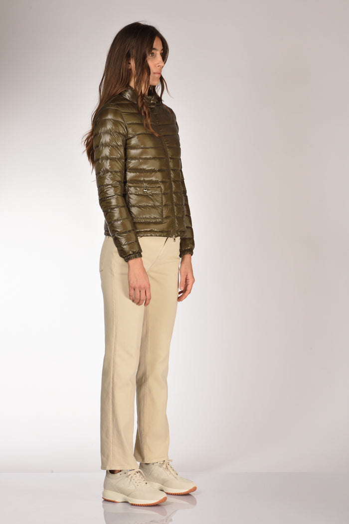 Herno Piumino Zip Verde Donna - 4