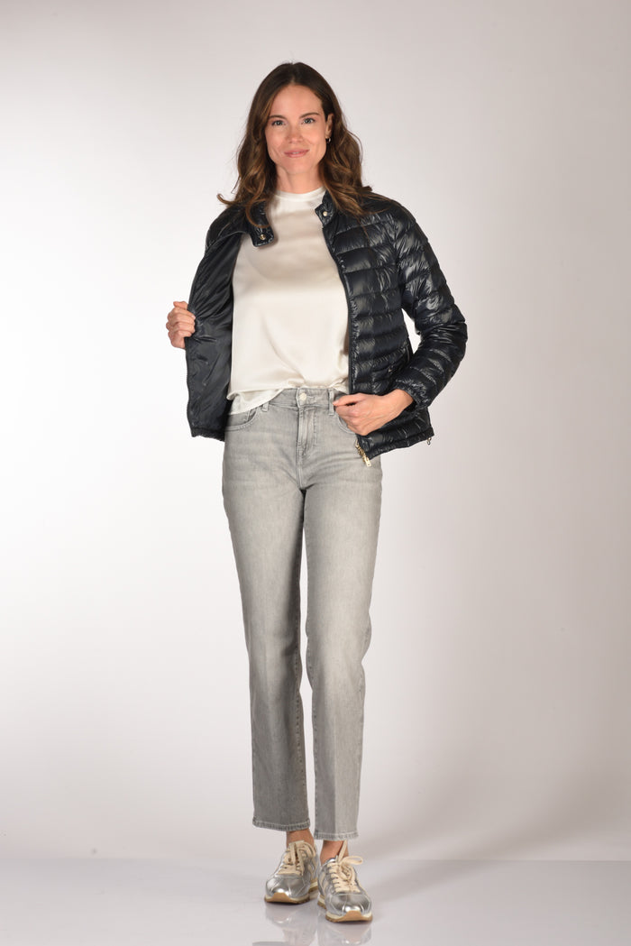 Herno Piumino Zip Blu Donna - 6