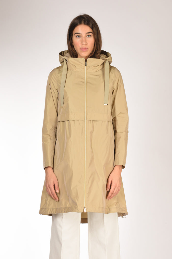 Herno Parka Taffeta Beige Chiaro Donna - 2