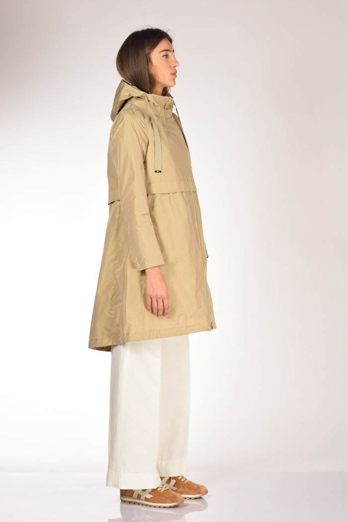 Herno Parka Taffeta Beige Chiaro Donna - 4
