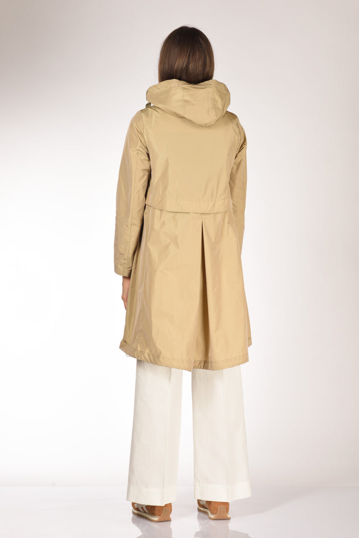 Herno Parka Taffeta Beige Chiaro Donna - 5