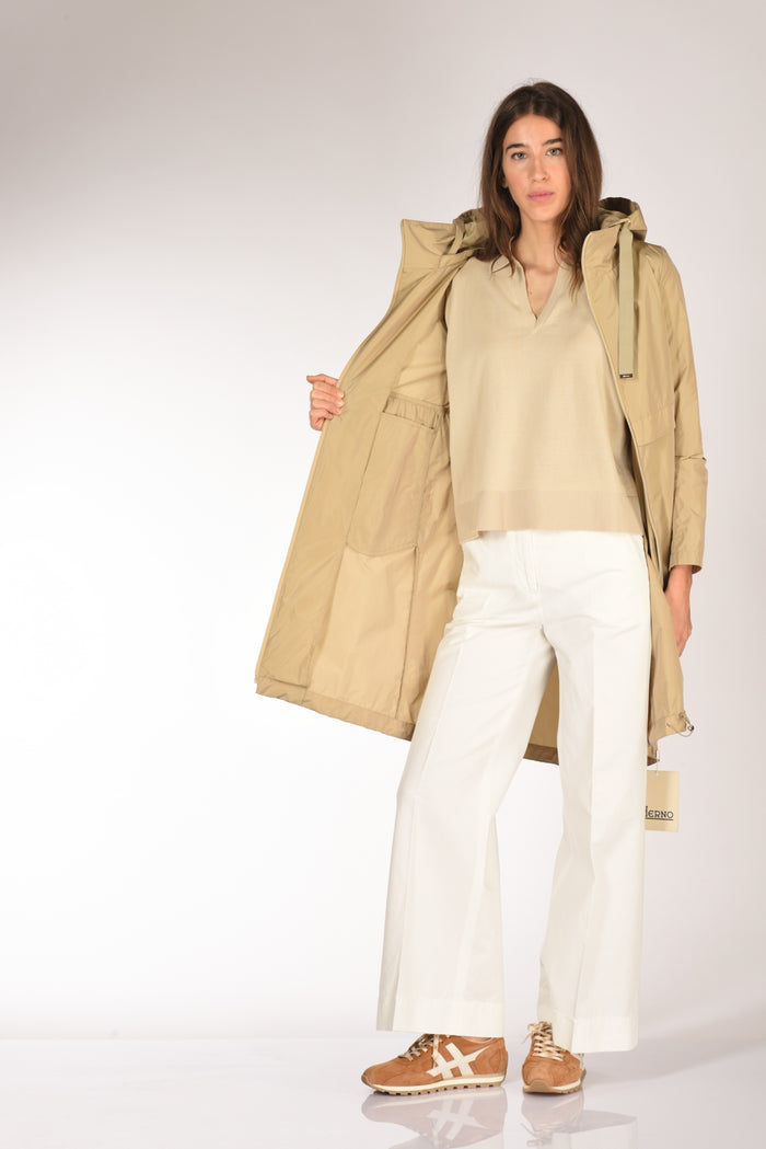 Herno Parka Taffeta Beige Chiaro Donna - 6