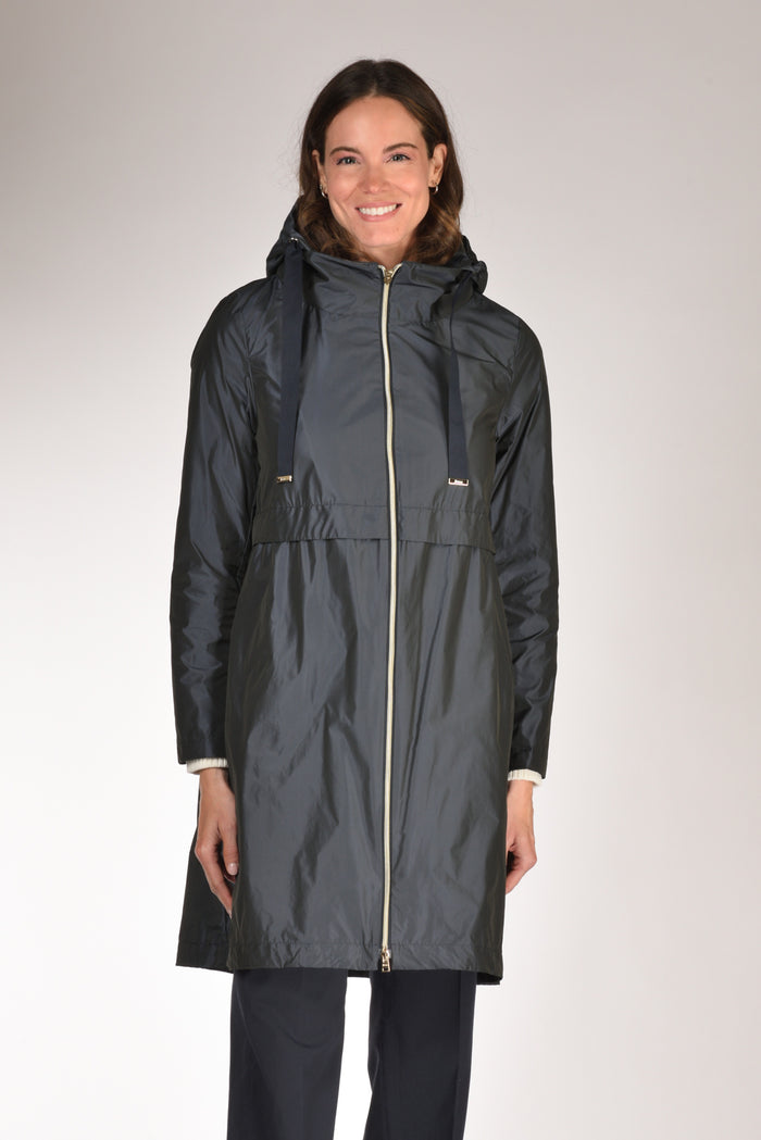 Herno Parka Taffeta Blu Donna - 1